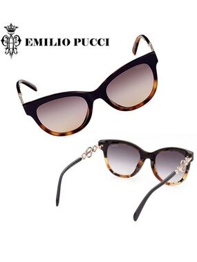 NEW Emilio Pucci 54mm Cat Eye Sunglasses